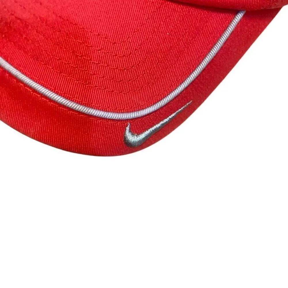 Ohio State buckeyes Nike hat, red gray adjustable